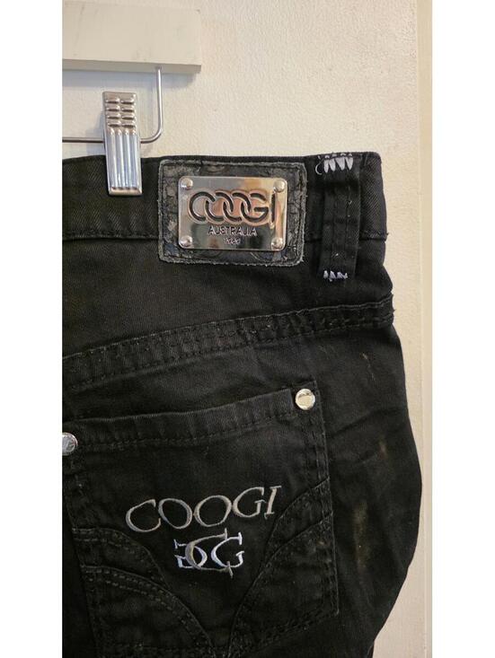 Coogi Australia Womens Size 16 Black Stylish Straight-Fit Denim Jeans! A6124 Y2K - Picture 5 of 7